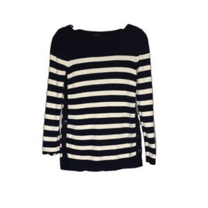 𝅺Talbots pull over striped sweater